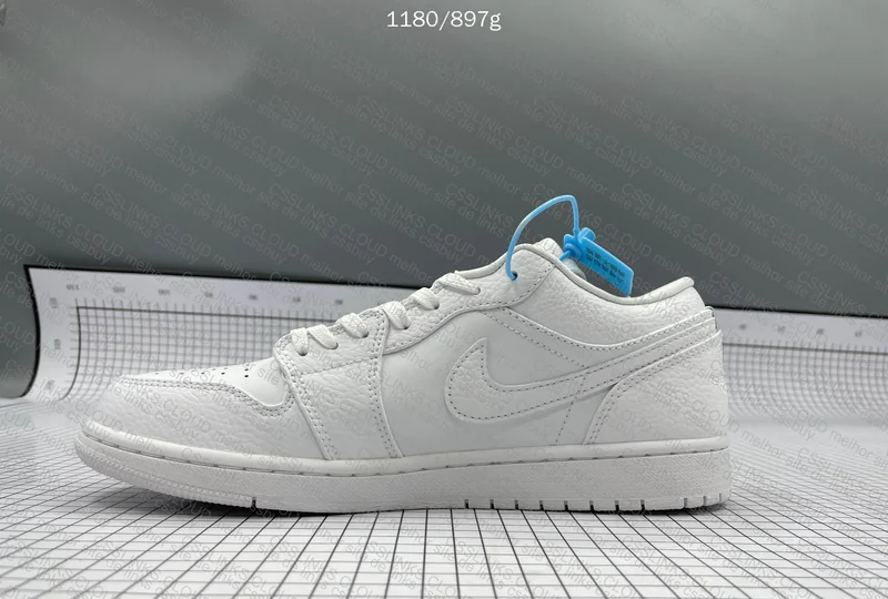 Aj1 low cut pure white 10