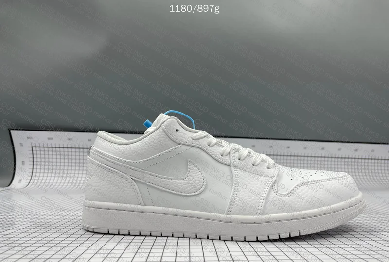 Aj1 low cut pure white 2