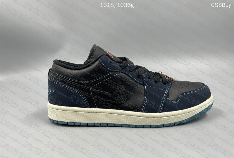 AJ1 LOW - DARK OBSIDIAN 5