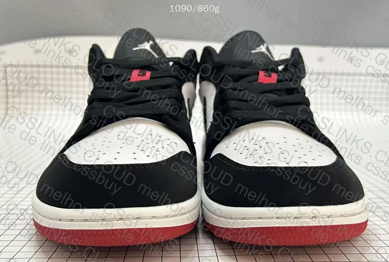 AJ1 Low DT Red 2