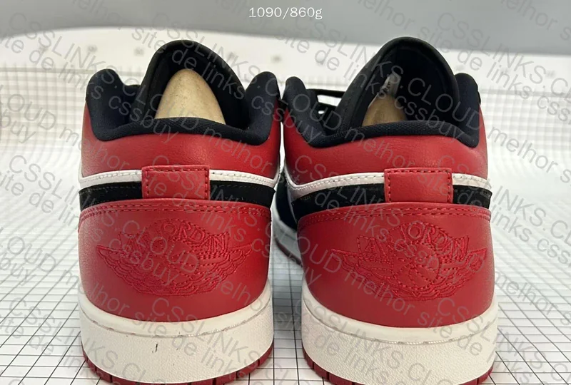 AJ1 Low DT Red 3