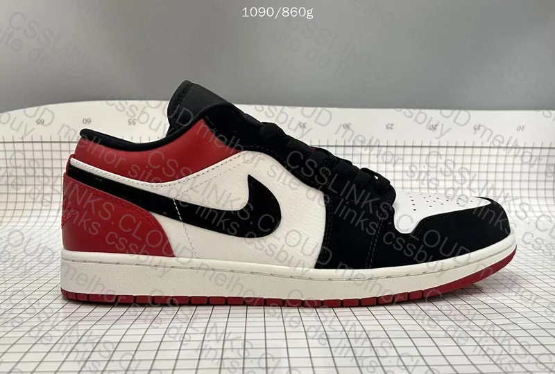 AJ1 Low DT Red 6