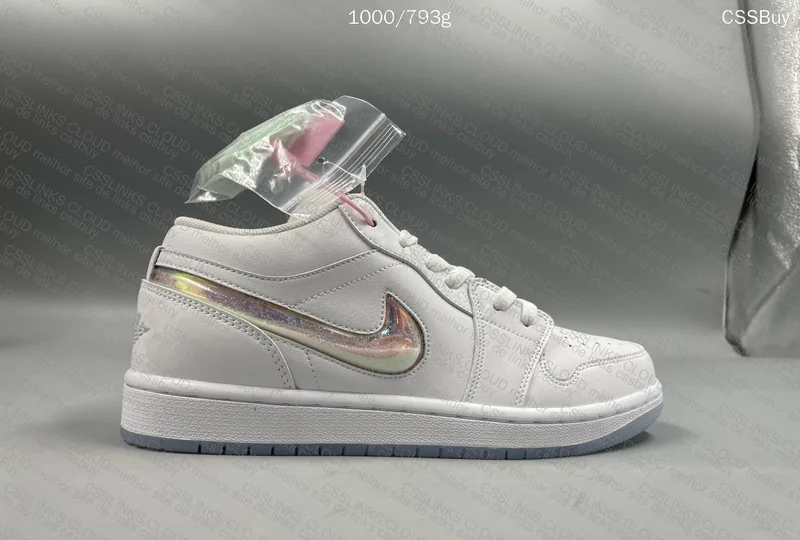 AJ1 low “Glitter Swoosh” 5
