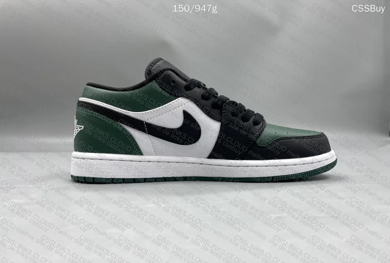 AJ1 Low Green Toe Dt 5