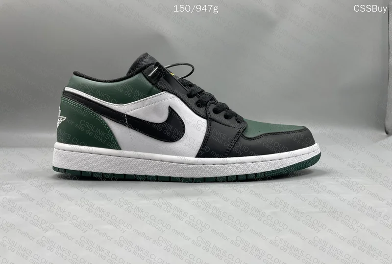 AJ1 Low Green Toe Dt 7