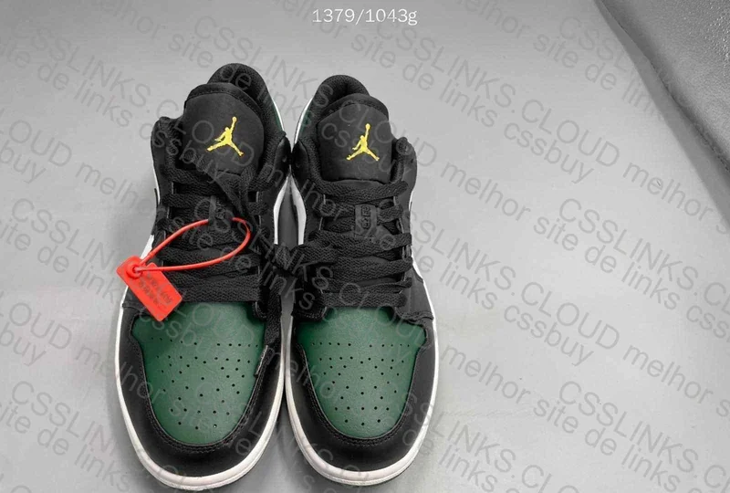 AJ1 LOW Green Toe DT 7