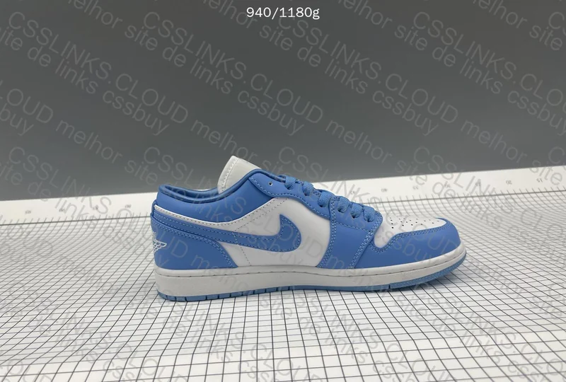 AJ1 Low Help North Carolina Blue 3