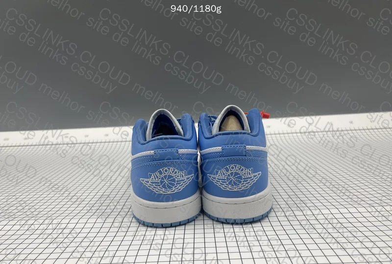 AJ1 Low Help North Carolina Blue 5