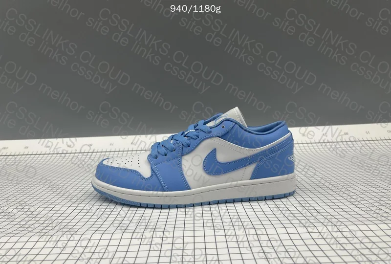 AJ1 Low Help North Carolina Blue 6