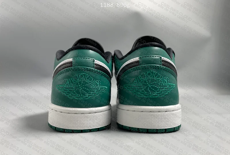 AJ1 Low Mystic Green 3