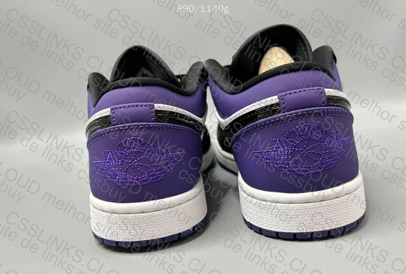 AJ1 Low Purple DT 10