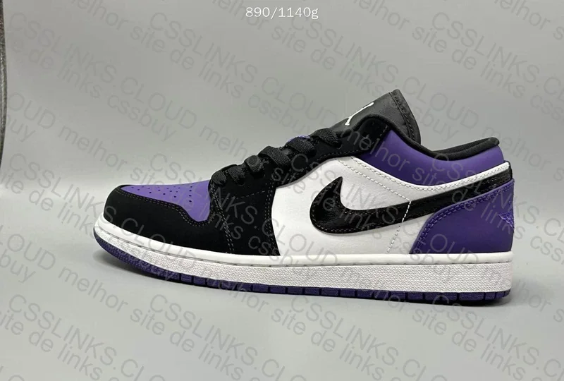 AJ1 Low Purple DT 2