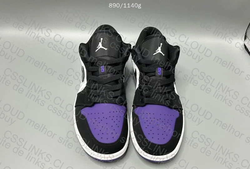 AJ1 Low Purple DT 4