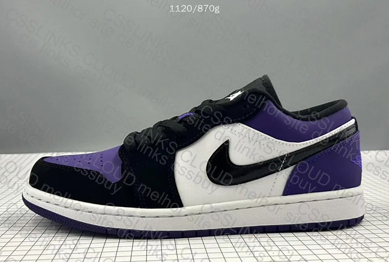 AJ1 Low Purple DT OVO 10