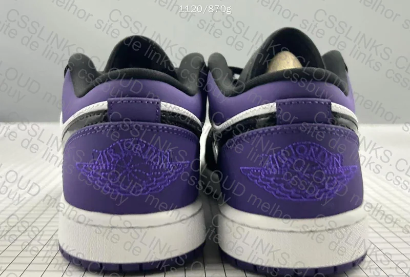 AJ1 Low Purple DT OVO 3