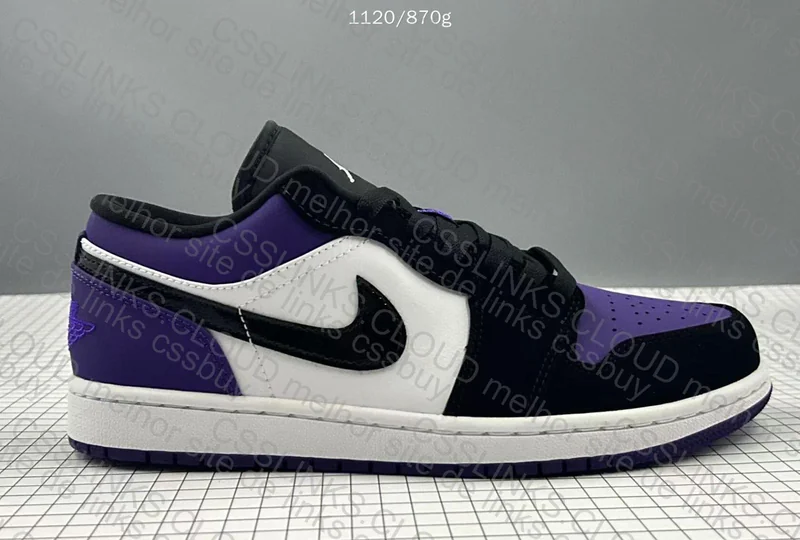 AJ1 Low Purple DT OVO 4
