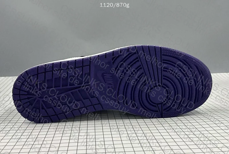 AJ1 Low Purple DT OVO 5