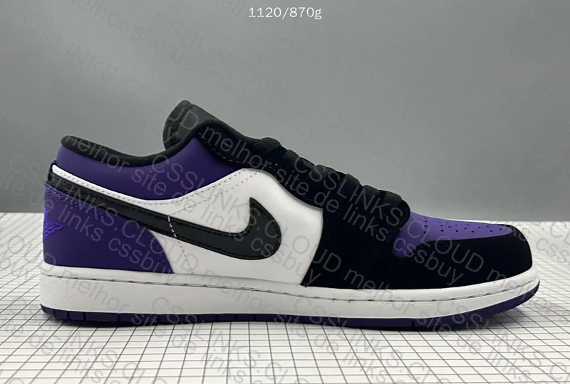 AJ1 Low Purple DT OVO 6