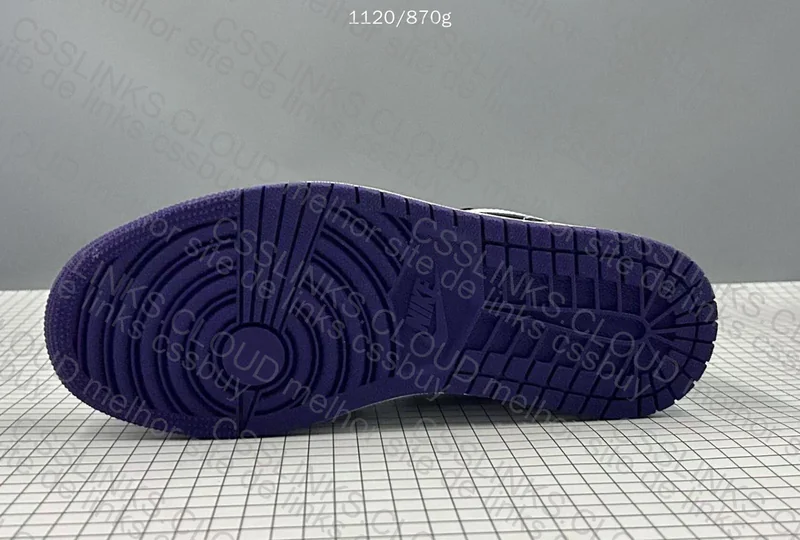 AJ1 Low Purple DT OVO 7