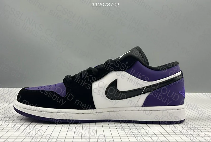 AJ1 Low Purple DT OVO 9