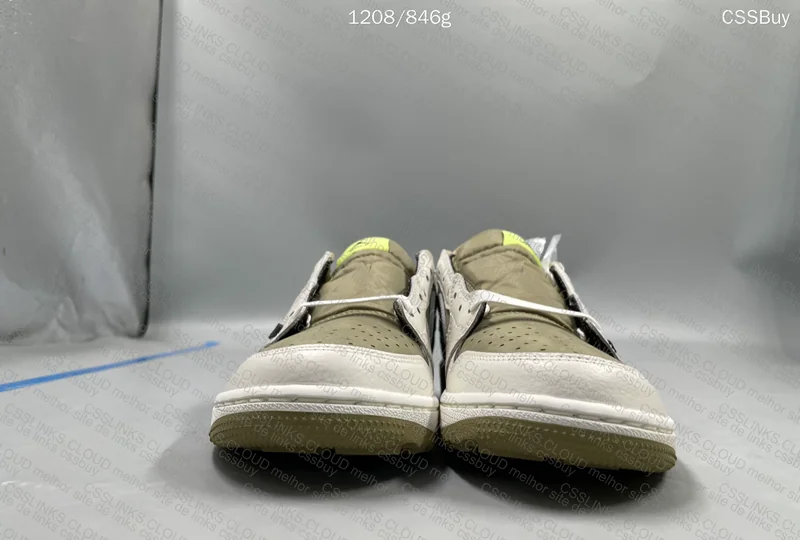 AJ1 LOW REVERSE GOLF TRAVIS SCOTT "OLIVE" 7
