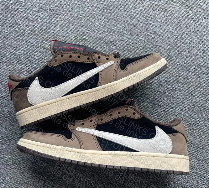 AJ1 LOW TRAVIS DARK MOCHA
