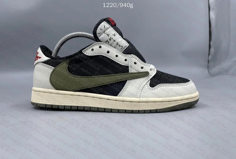 Aj1 low travis olive 3