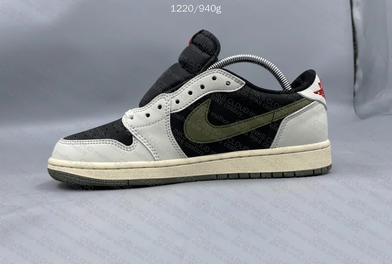 Aj1 low travis olive 4