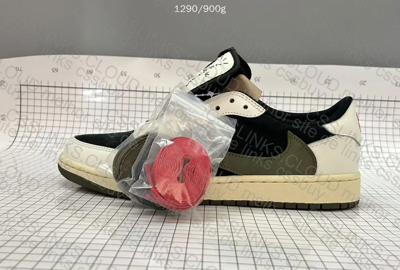 Aj1 low travis olive 4