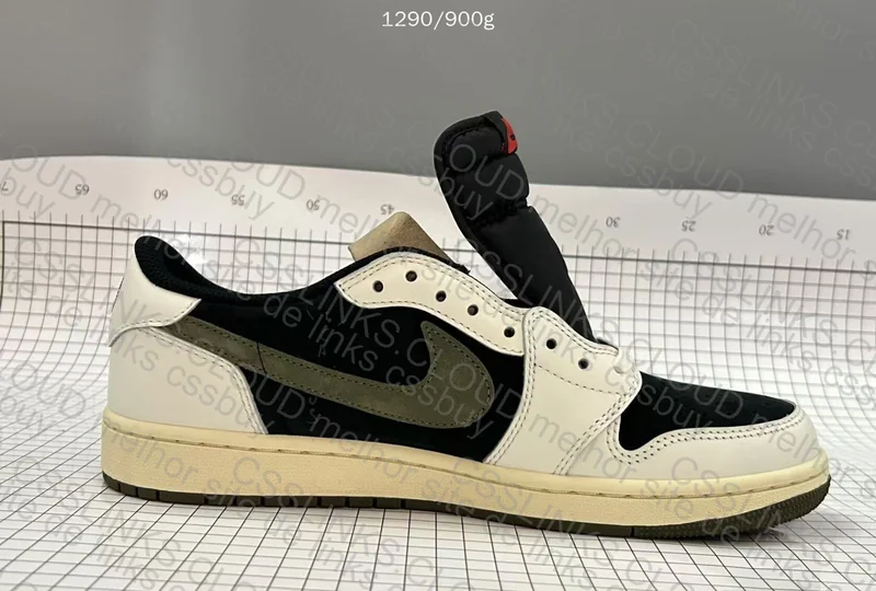 Aj1 low travis olive 6