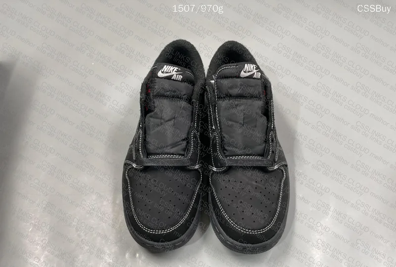 AJ1 Low Travis Scott Black Phantom