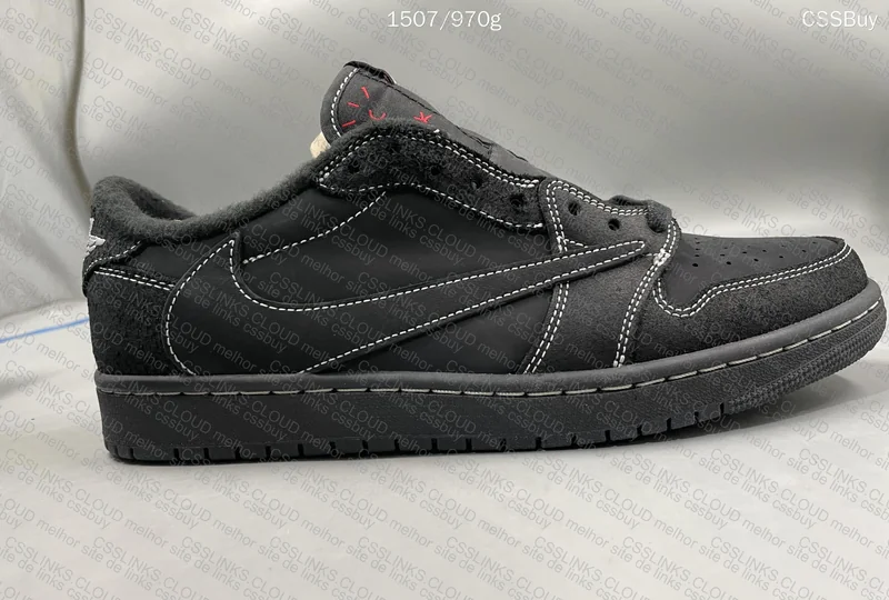 AJ1 Low Travis Scott Black Phantom 3