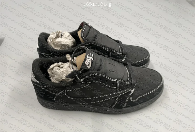 AJ1 LOW TRAVIS SCOTT BLACK PHANTOM
