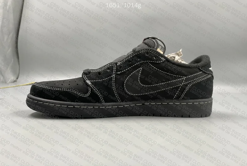 AJ1 LOW TRAVIS SCOTT BLACK PHANTOM 4