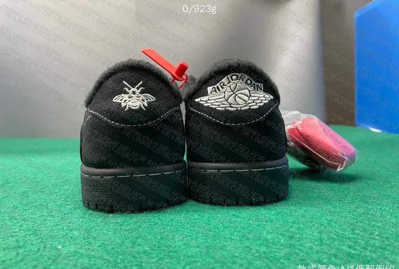 AJ1 Low Travis Scott - Black Phantom 5