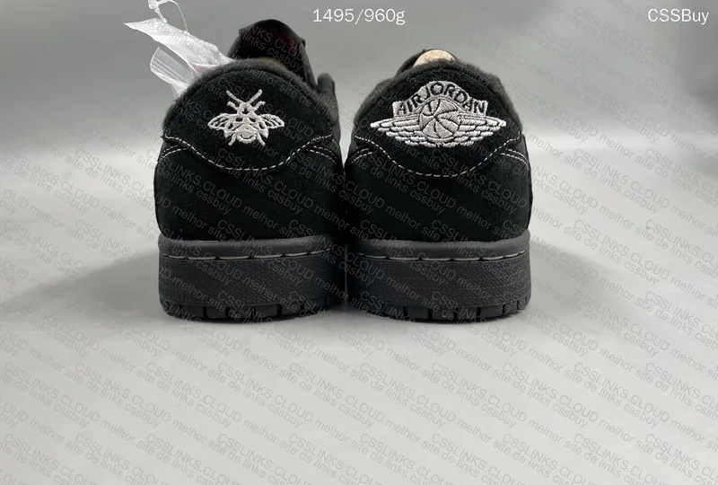 AJ1 Low Travis Scott Black Phantom FK B grade 3