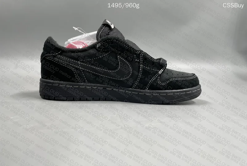 AJ1 Low Travis Scott Black Phantom FK B grade 5