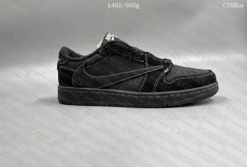 AJ1 Low Travis Scott Black Phantom FK B grade 8