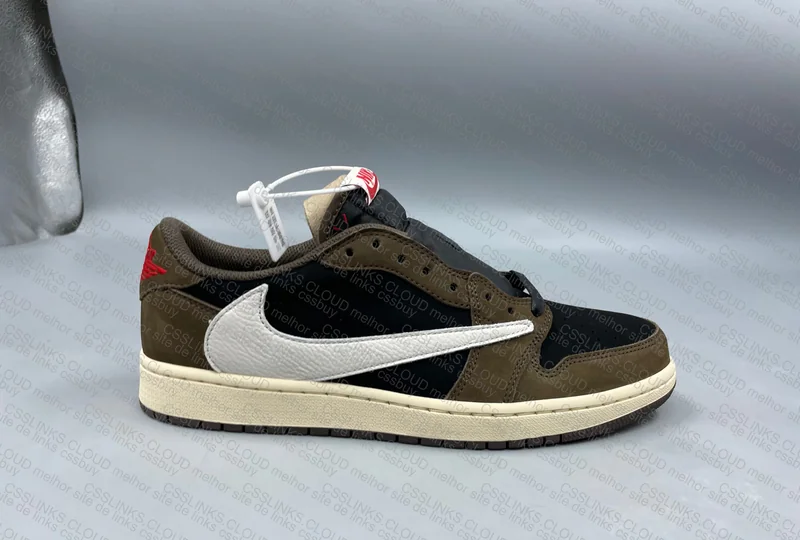 AJ1 Low Travis Scott Dark mocha 4