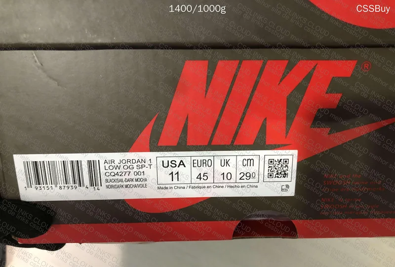 AJ1 LOW TRAVIS SCOTT DARK MOCHA - FK 5