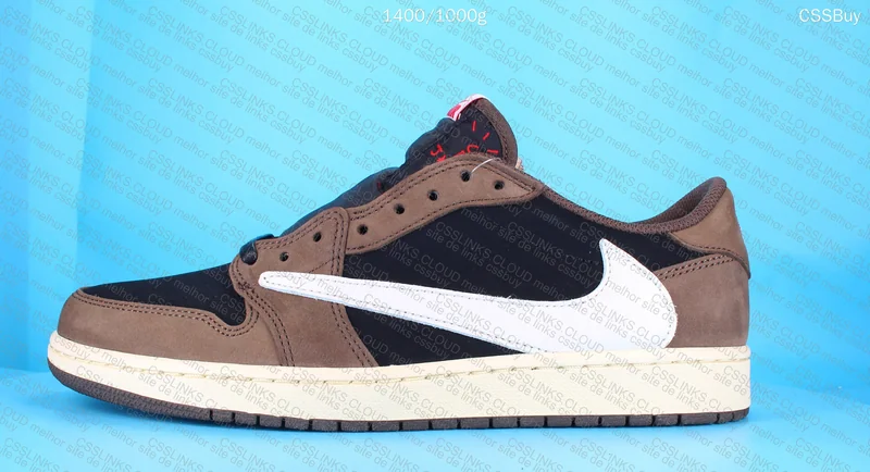 AJ1 LOW TRAVIS SCOTT DARK MOCHA - FK 6