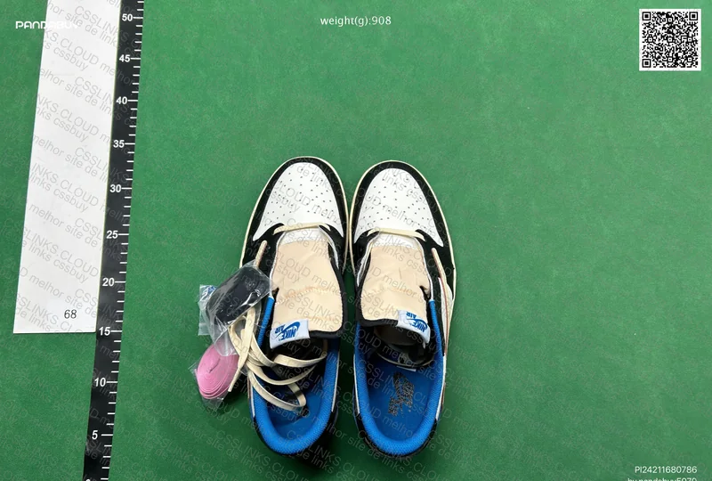 AJ1 Low Travis Scott Fragment [129Y - M Batch]