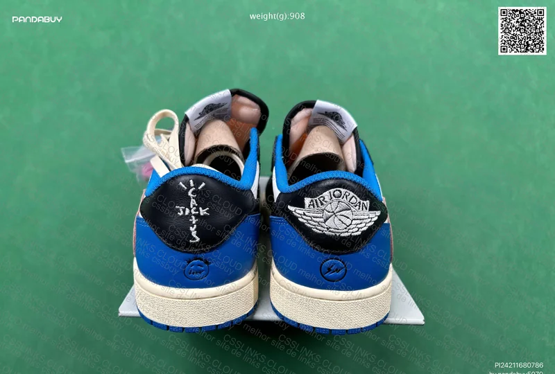 AJ1 Low Travis Scott Fragment [129Y - M Batch] 2