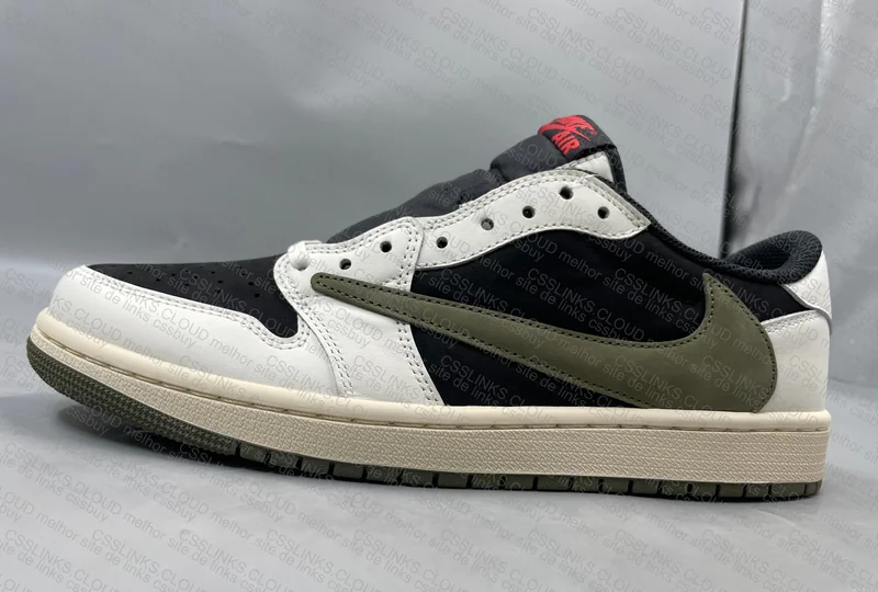 AJ1 LOW Travis Scott OLIVE 3