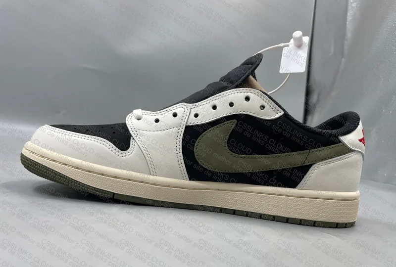AJ1 LOW Travis Scott OLIVE 4