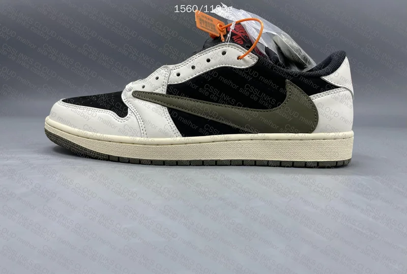 AJ1 Low Travis Scott Olive - ZOK 4