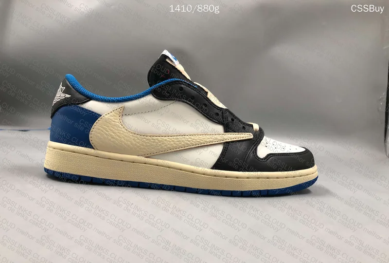 AJ1 low travis scott x fragment 7