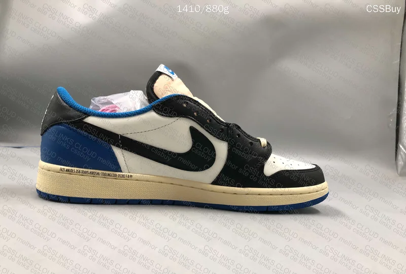 AJ1 low travis scott x fragment 9