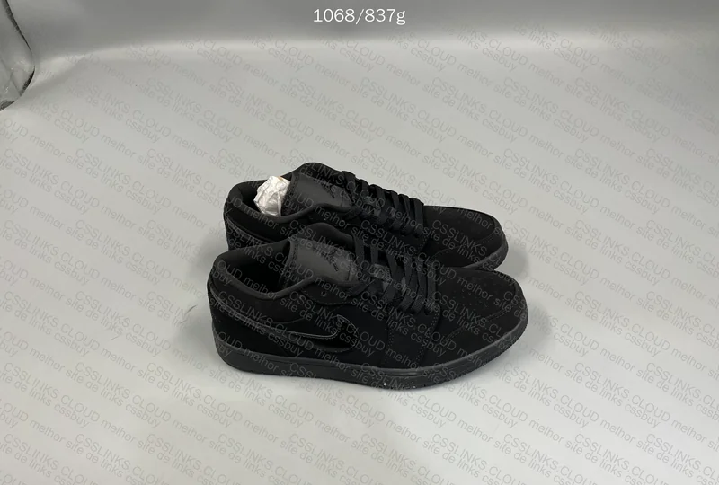 AJ1 LOW TRIPLE BLACK 6