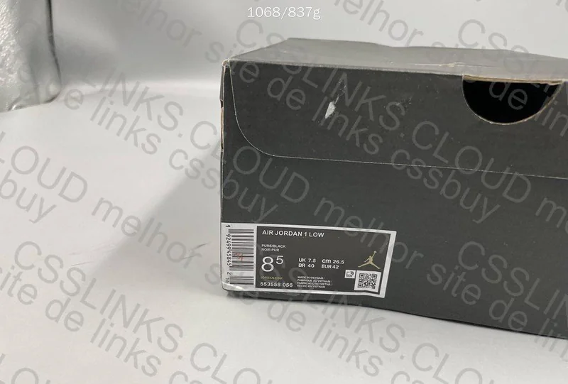 AJ1 LOW TRIPLE BLACK 7